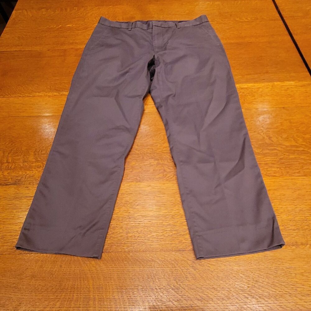 Bonobos Original Chino Slim Pants Khaki 35x32  Cotton Stretch Gray